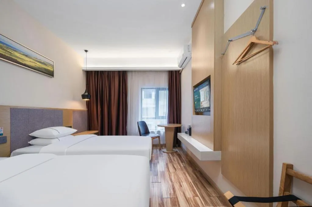 Bed in City Comfort Inn Wuhan Jianghan Road Wangjiaxiang Matou