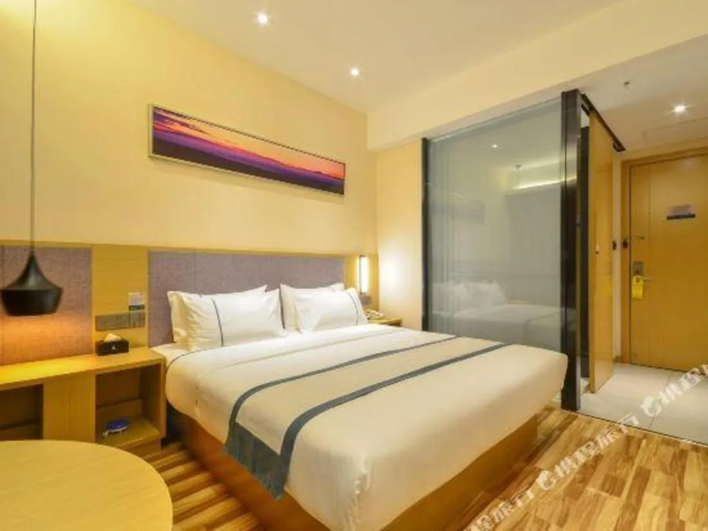 Bed in City Comfort Inn Wuhan Jianghan Road Wangjiaxiang Matou