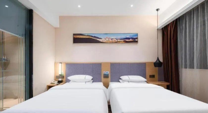 Bed in City Comfort Inn Wuhan Jianghan Road Wangjiaxiang Matou