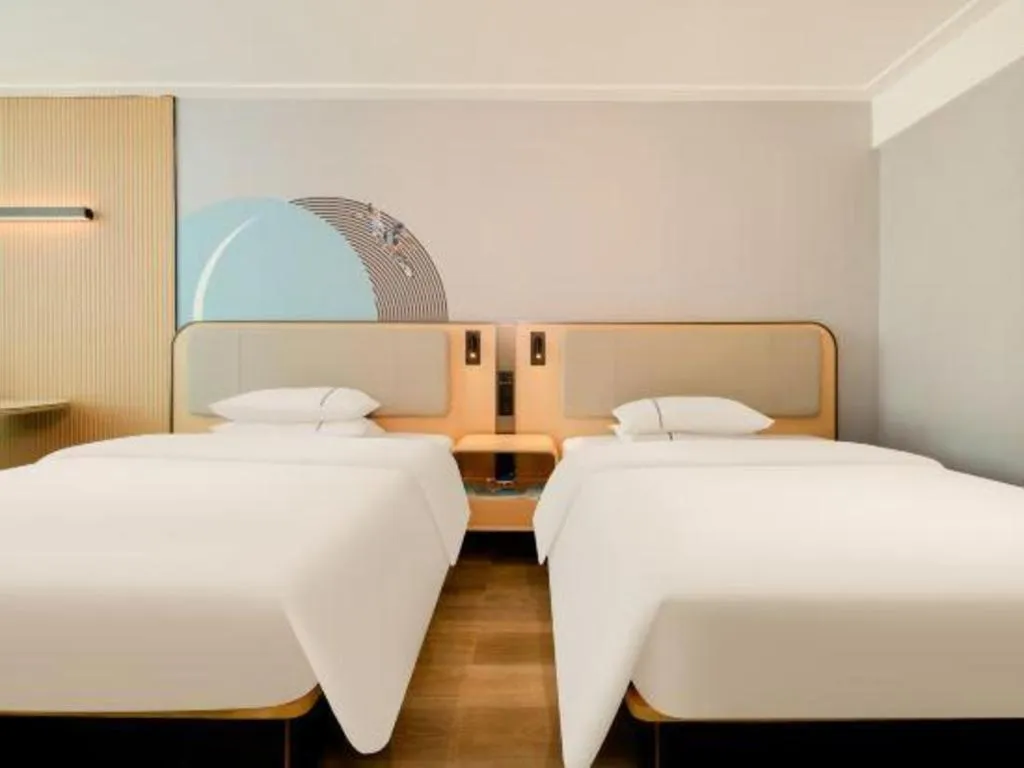 Bed in City Comfort Inn Baise Jingxi Caifu Plaza