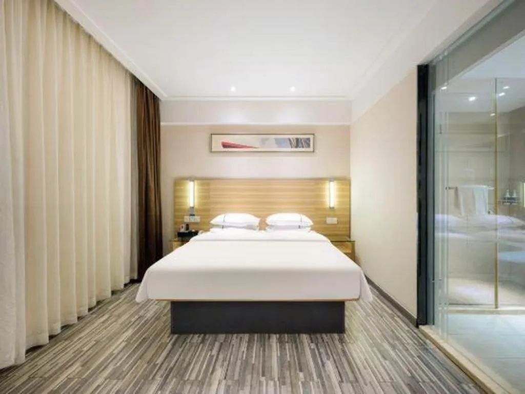Bed in City Comfort Inn Baise Jingxi Caifu Plaza
