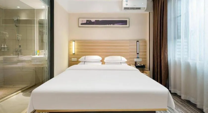 Bed in City Comfort Inn Baise Jingxi Caifu Plaza