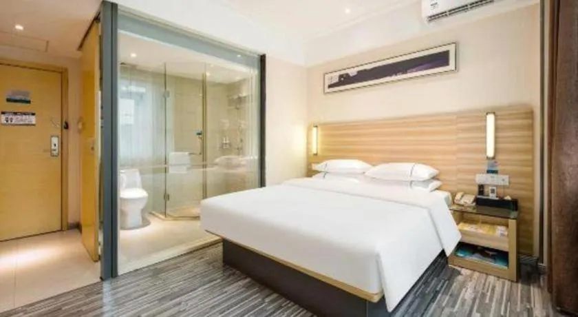 Bed in City Comfort Inn Baise Jingxi Caifu Plaza