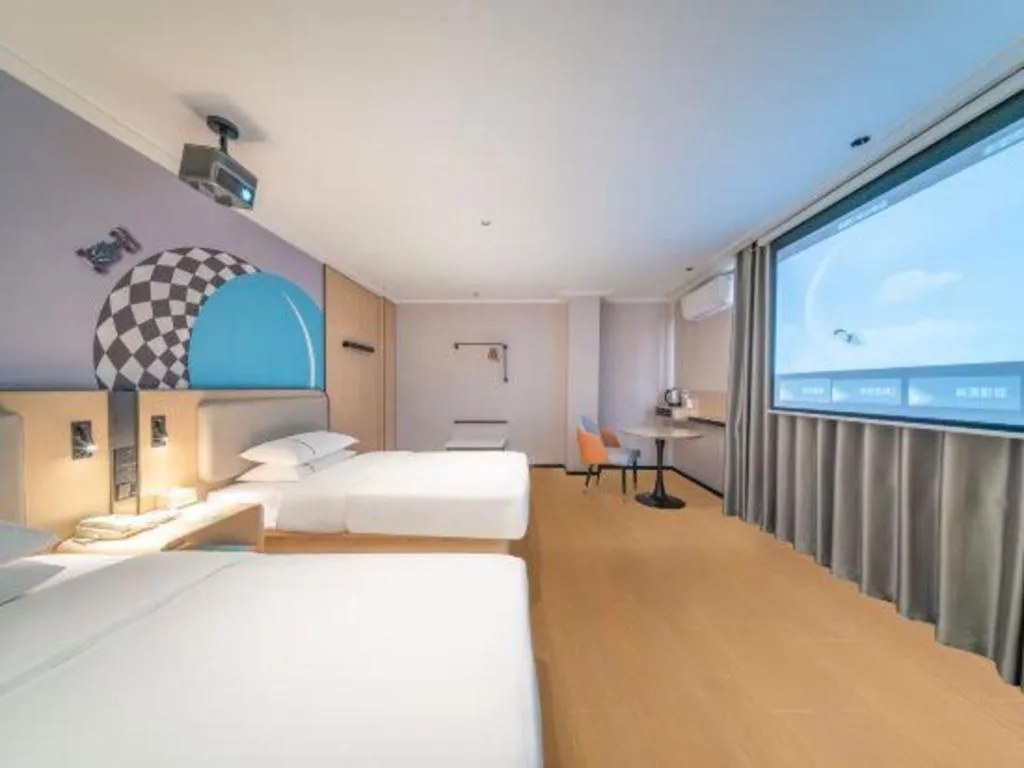 Bed in City Comfort Inn Baise Jingxi Caifu Plaza