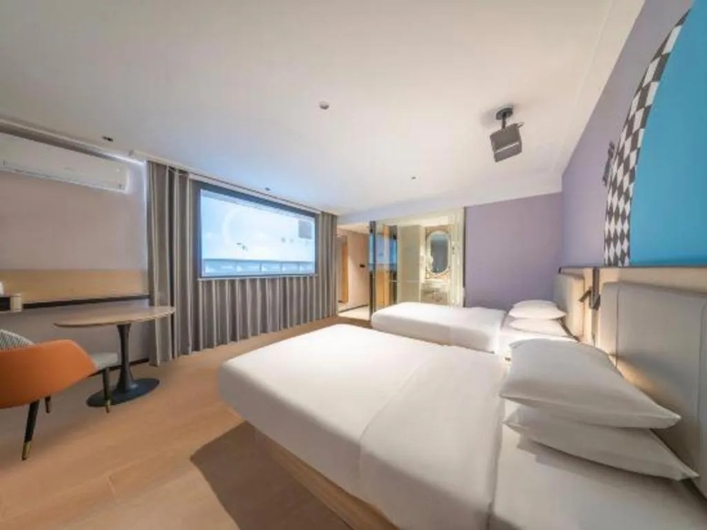 Bed in City Comfort Inn Baise Jingxi Caifu Plaza