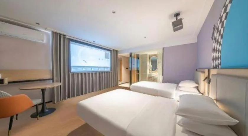 Bed in City Comfort Inn Baise Jingxi Caifu Plaza