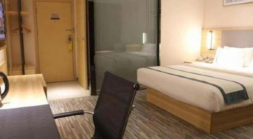 Bed in City Comfort Inn Baise Jingxi Caifu Plaza