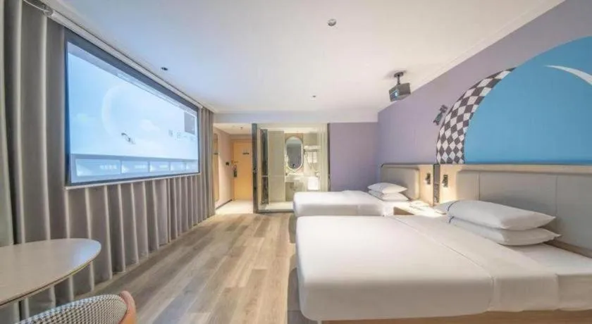 Bed in City Comfort Inn Baise Jingxi Caifu Plaza