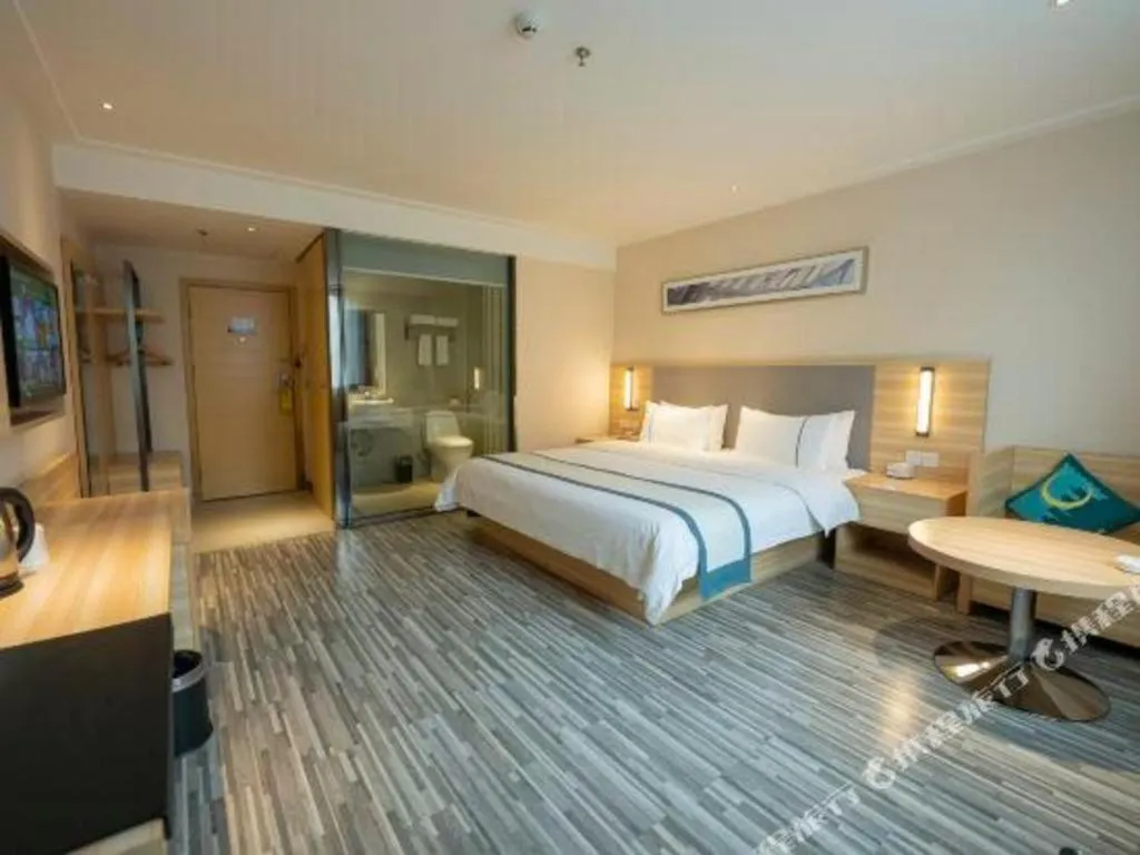 Bed in City Comfort Inn Baise Jingxi Caifu Plaza