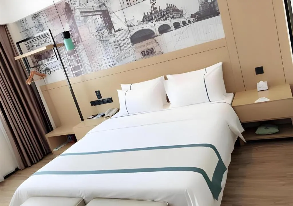 Bed in City Comfort Inn Xiaogan Xiaochang Bus Passenger Station