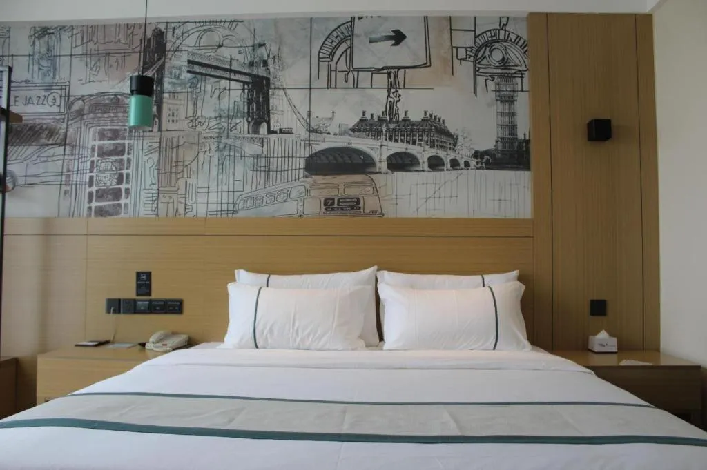 Bed in City Comfort Inn Xiaogan Xiaochang Bus Passenger Station