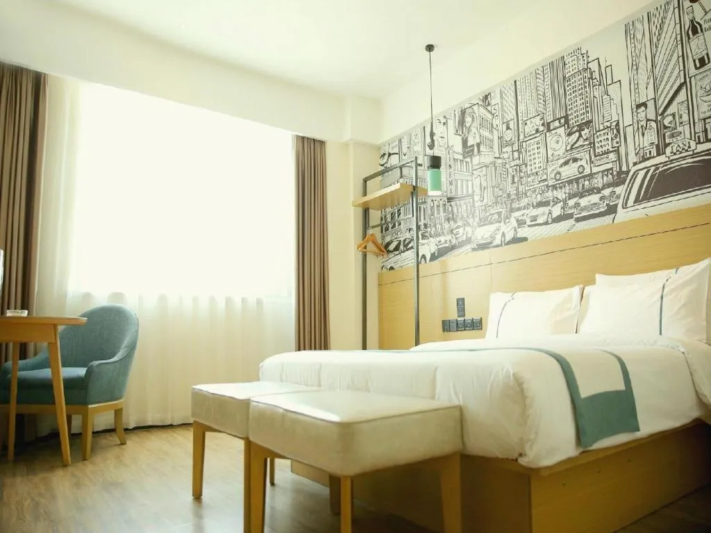 Bed in City Comfort Inn Xiaogan Xiaochang Bus Passenger Station