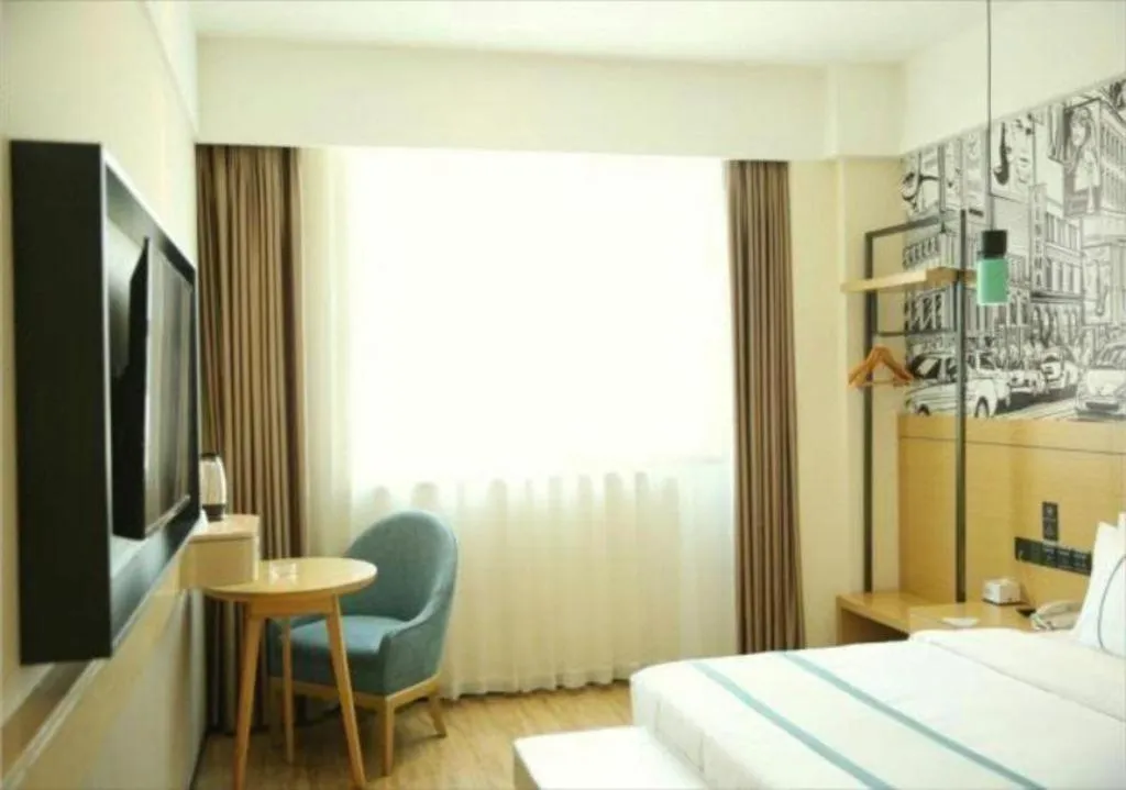 Bed in City Comfort Inn Xiaogan Xiaochang Bus Passenger Station