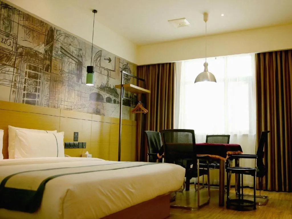 Bed in City Comfort Inn Xiaogan Xiaochang Bus Passenger Station