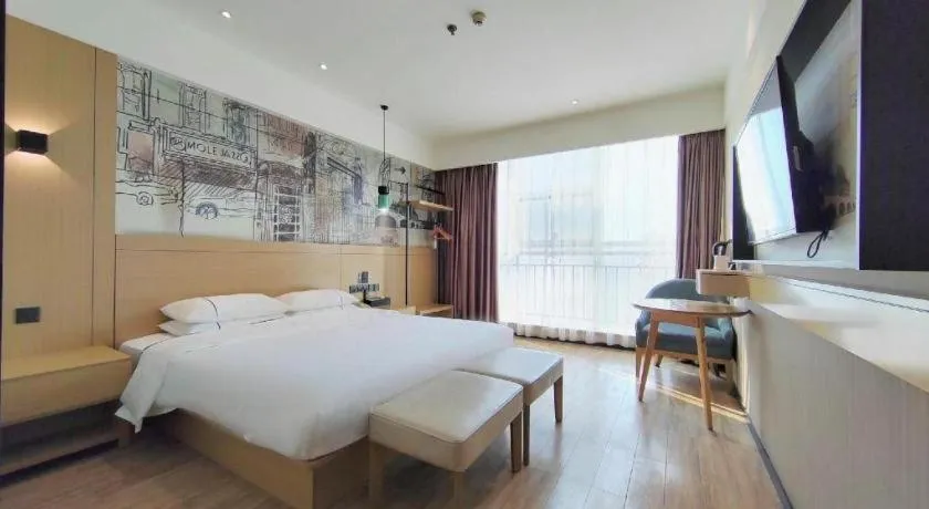 Bed in City Comfort Inn Xiaogan Xiaochang Bus Passenger Station