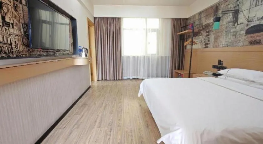 Bed in City Comfort Inn Xiaogan Xiaochang Bus Passenger Station