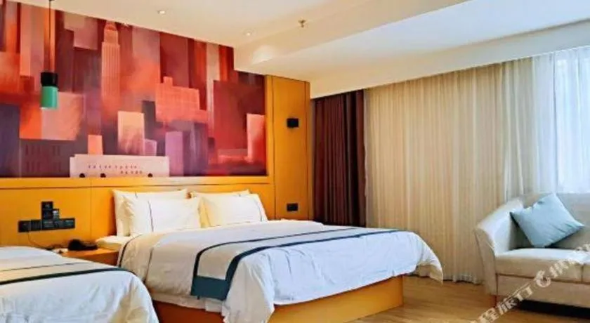 Bed in City Comfort Inn Hezhou Huangyao Ancient Town