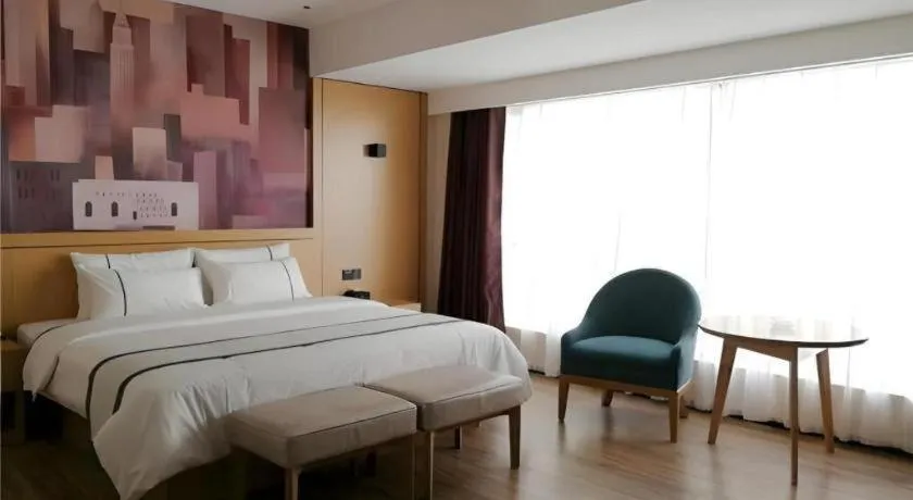 Bed in City Comfort Inn Hezhou Huangyao Ancient Town