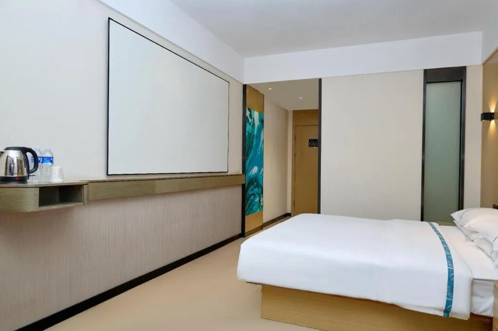 Bed in City Comfort Inn Huanggang Luotian Yishui Waitan