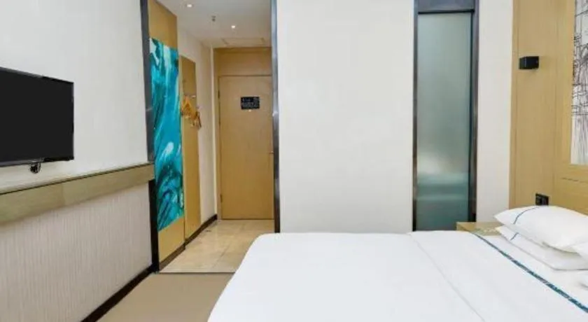 Bed in City Comfort Inn Huanggang Luotian Yishui Waitan