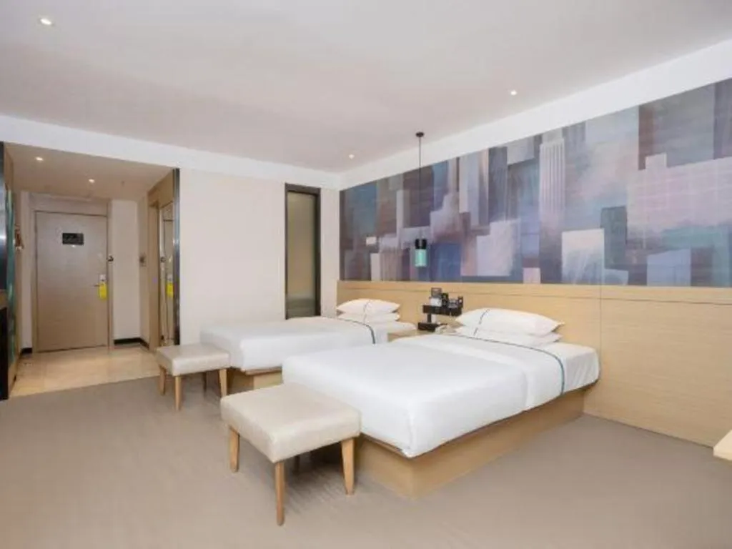 Bed in City Comfort Inn Huanggang Luotian Yishui Waitan