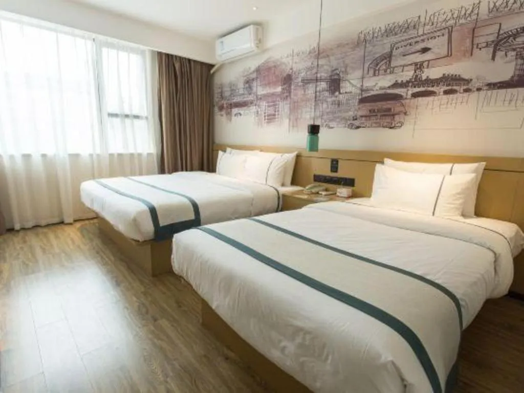 Bed in City Comfort Inn Guigang Hecheng Wanda Plaza