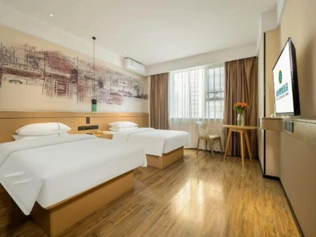 Bed in City Comfort Inn Guigang Hecheng Wanda Plaza