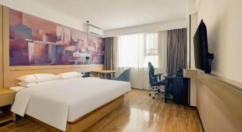 Bed in City Comfort Inn Guigang Hecheng Wanda Plaza