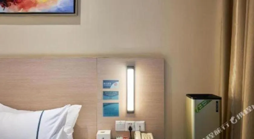 Bed in City Comfort Inn Liuzhou Baisha Bus Station Shengli Barbecue City