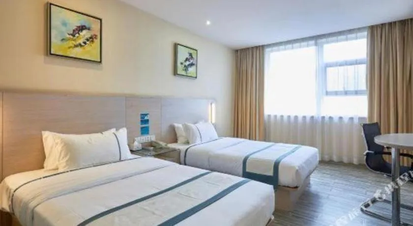 Bed in City Comfort Inn Liuzhou Baisha Bus Station Shengli Barbecue City