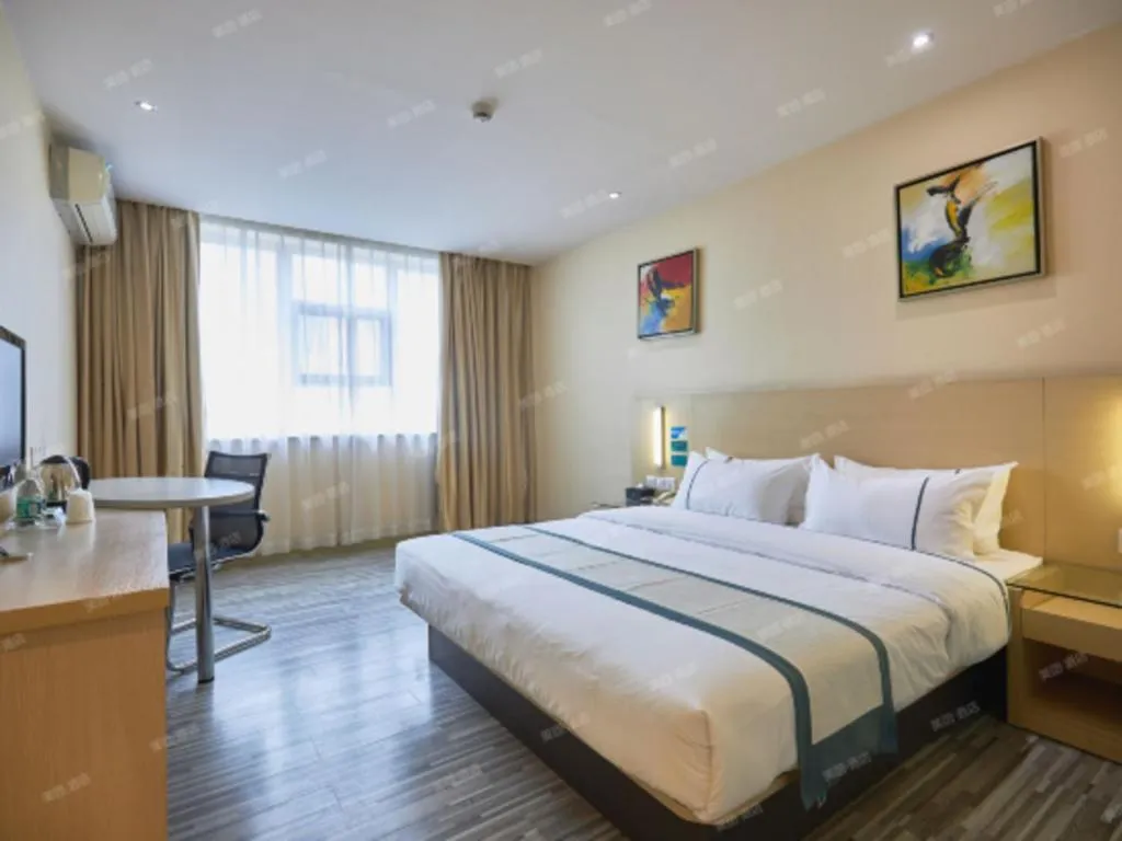 Bed in City Comfort Inn Liuzhou Baisha Bus Station Shengli Barbecue City