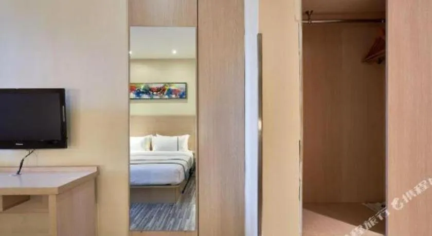 Bed in City Comfort Inn Liuzhou Baisha Bus Station Shengli Barbecue City