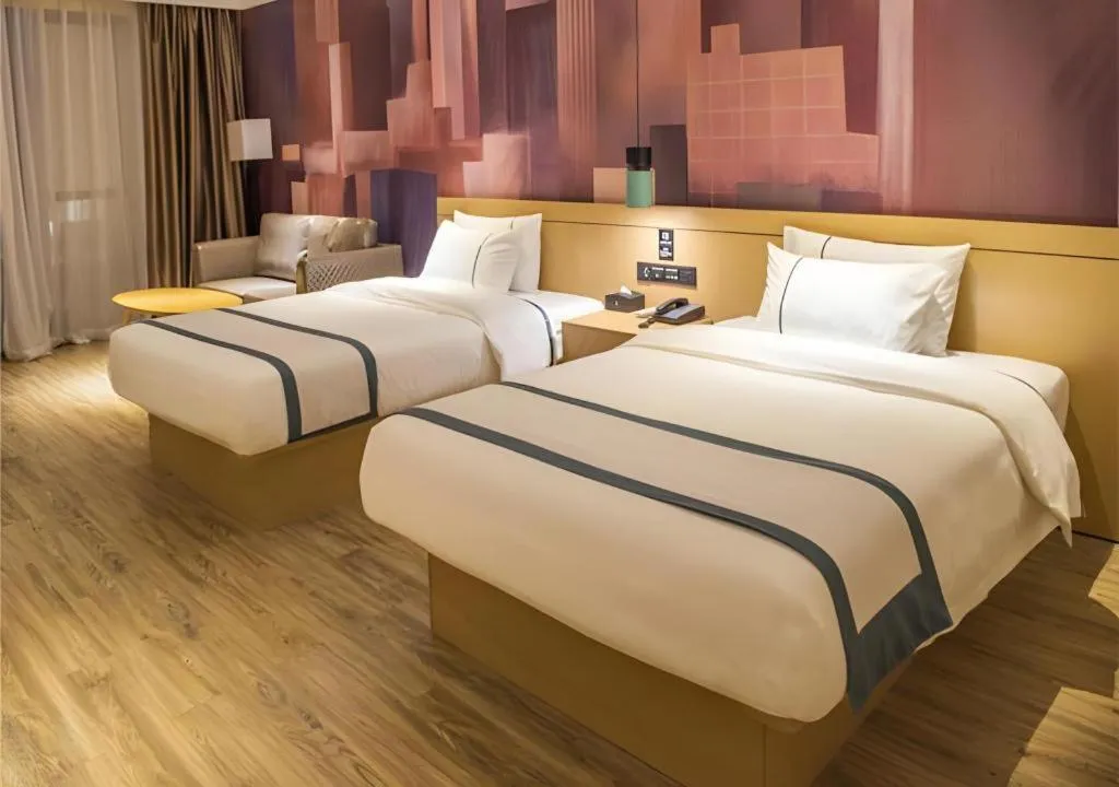 Bed in City Comfort Inn Guilin City Hall