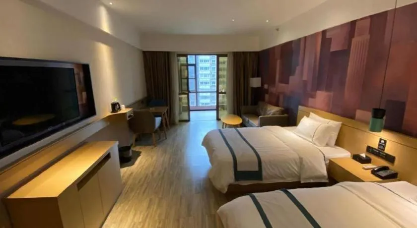 Bed in City Comfort Inn Guilin City Hall