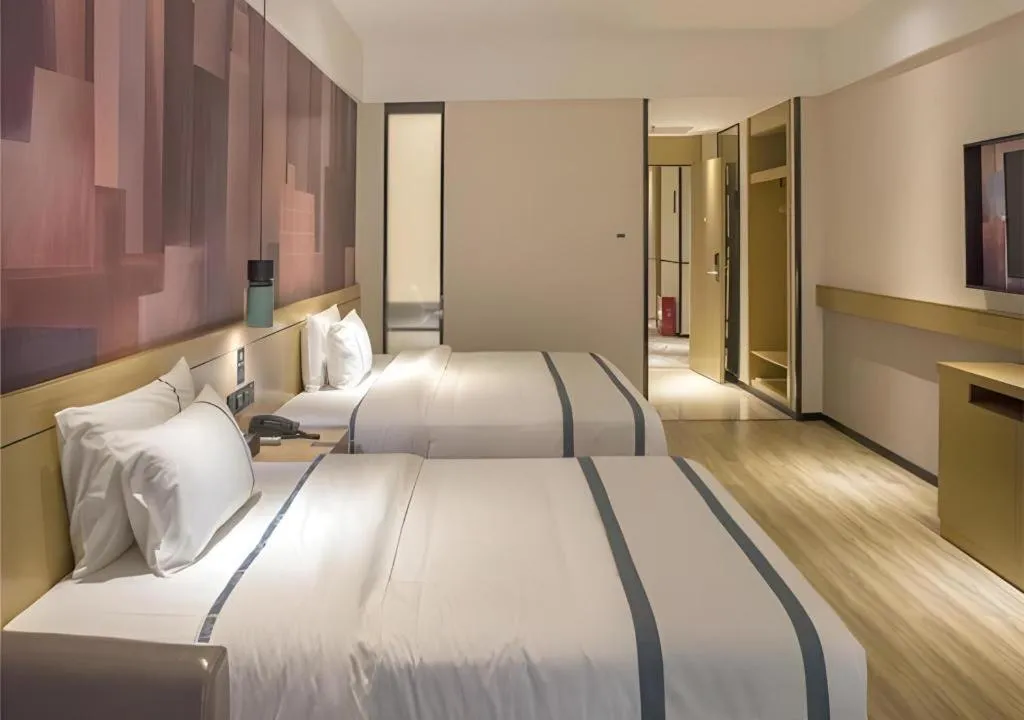 Bed in City Comfort Inn Guilin City Hall