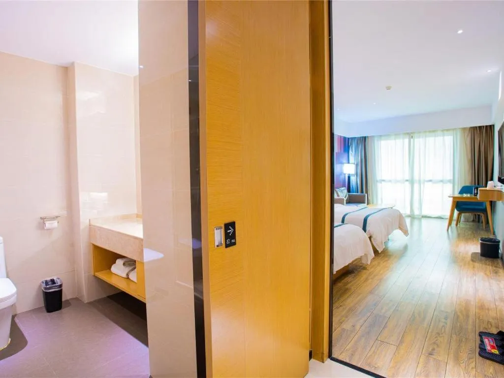 Bed in City Comfort Inn Guilin City Hall