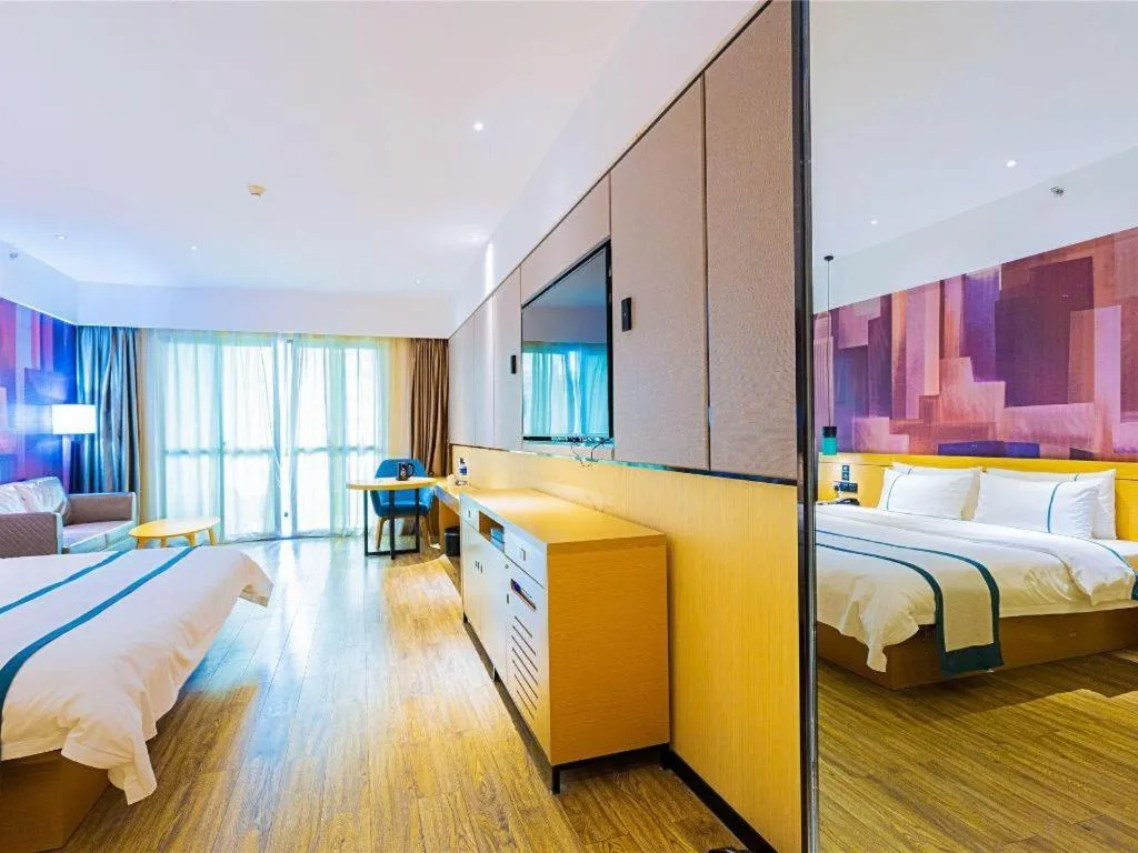 Bed in City Comfort Inn Guilin City Hall