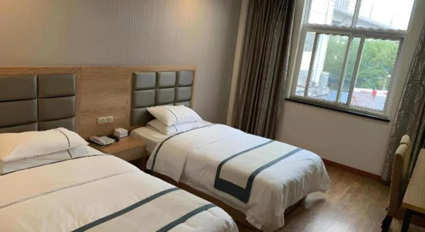 Bed in City Comfort Inn Jiangxia Wuchang University of Technology
