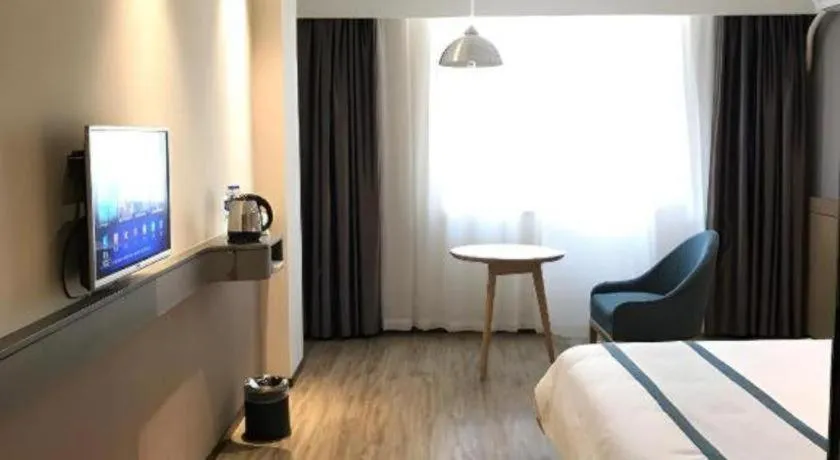 Bed in City Comfort Inn Jiangxia Wuchang University of Technology