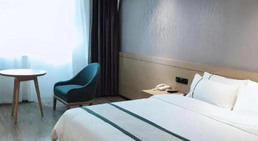 Bed in City Comfort Inn Jiangxia Wuchang University of Technology