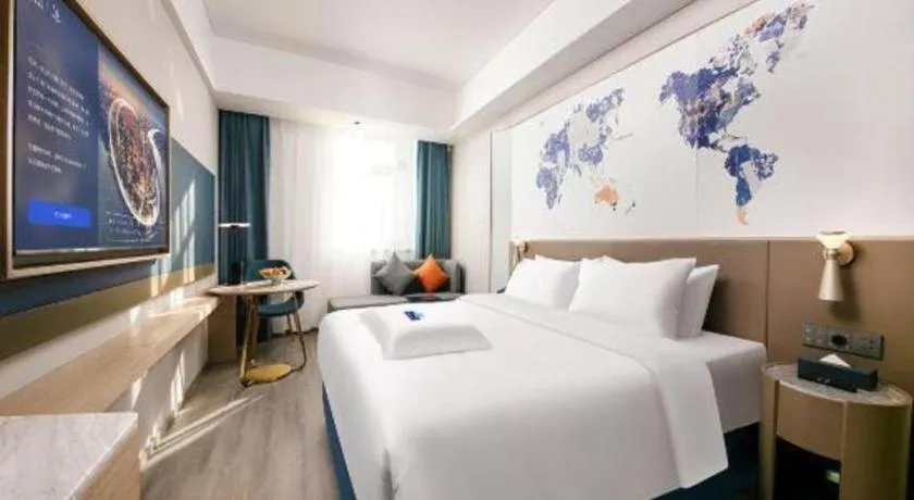 Bed in City Comfort Inn Shenyang Railway Station Taiyuan Street Wanda Plaza