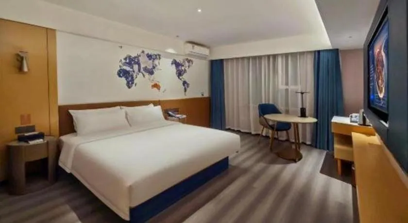 Bed in City Comfort Inn Shenyang Railway Station Taiyuan Street Wanda Plaza