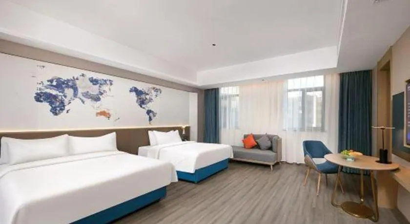 Bed in City Comfort Inn Shenyang Railway Station Taiyuan Street Wanda Plaza
