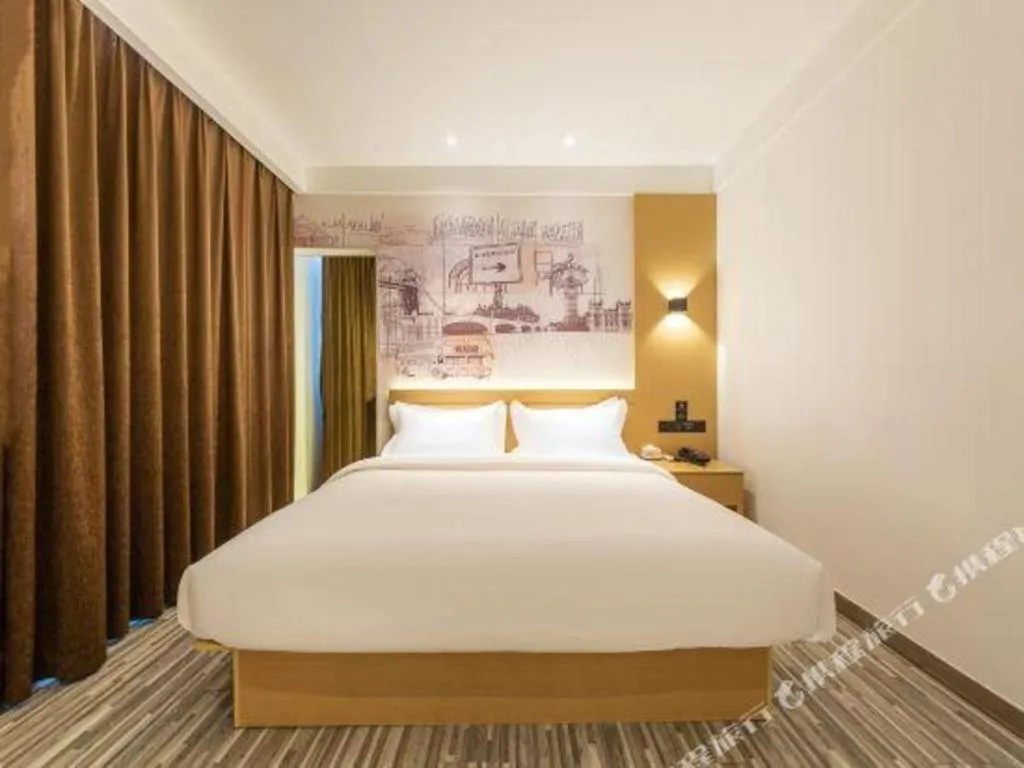 Bed in City Comfort Inn Nanchang Tengwang Pavilion Metro Station