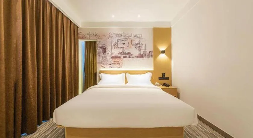 Bed in City Comfort Inn Nanchang Tengwang Pavilion Metro Station