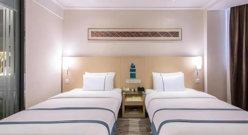 Bed in City Comfort Inn Nanchang Tengwang Pavilion Metro Station