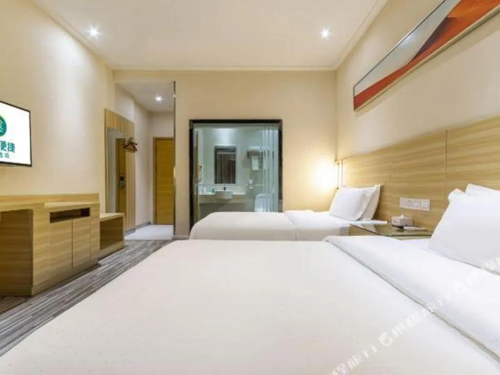 Bed in City Comfort Inn Nanchang Tengwang Pavilion Metro Station