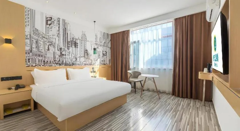 Bed in City Comfort Inn Nanchang Tengwang Pavilion Metro Station