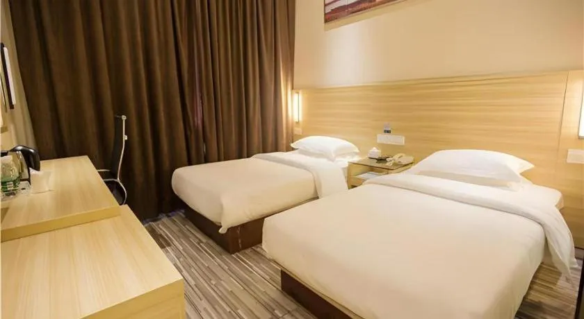 Bed in City Comfort Inn Nanchang Tengwang Pavilion Metro Station