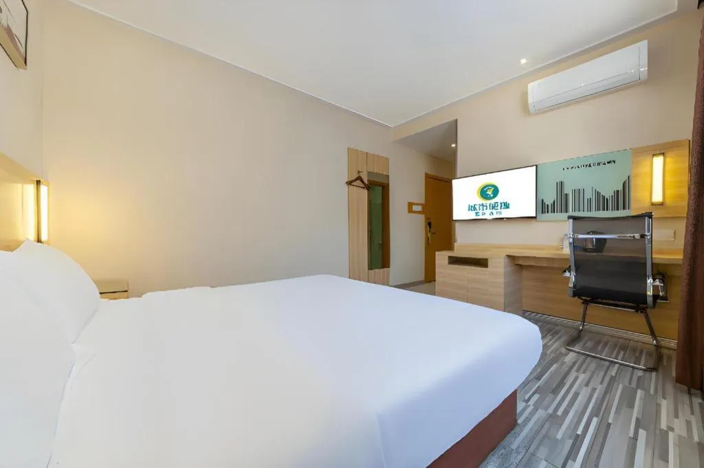 Bed in City Comfort Inn Nanchang Tengwang Pavilion Metro Station